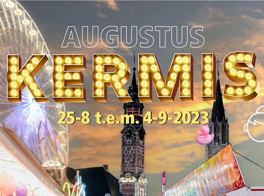 Opening augustuskermis - 25 sept om 17u, GRATIS kermis voor kinderen van 4 tot 14 jaar