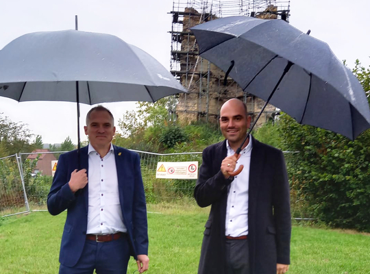 Restauratie burcht Brustem goedgekeurd restauratie burcht Brustem