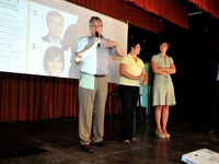 Prov. kandidaten Huub Broers, Anneleen Smets, Mieke Claes en Hendrik Verbrugge